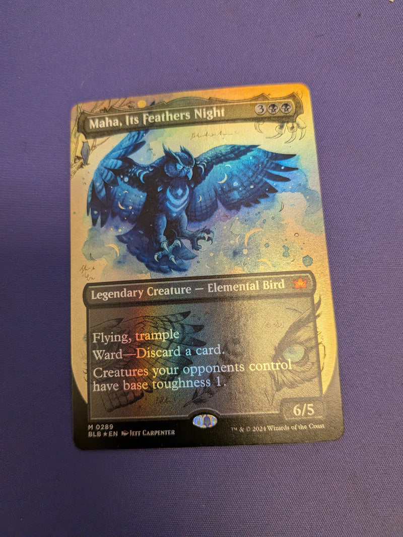 Maha, Its Feathers Night 289 BLB Foil