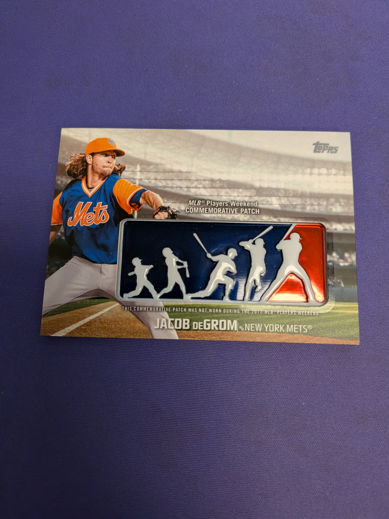 Jacob de Grom 2018 Topps Players Weekend Commemorative Patch