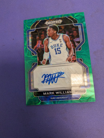 Mark Williams Green Scope Choice 8/8=1/1 2022 Prizm Draft Picks RC
