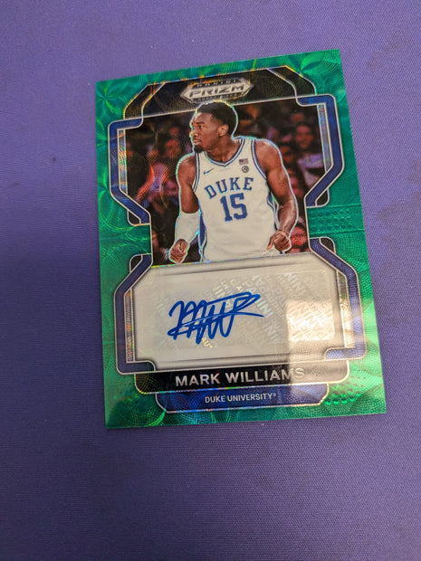 Mark Williams Green Scope Choice 8/8=1/1 2022 Prizm Draft Picks RC