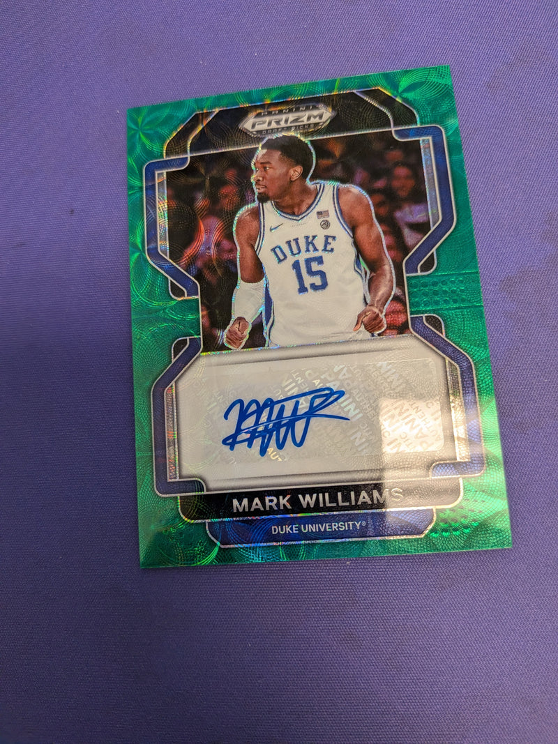 Mark Williams Green Scope Choice 8/8=1/1 2022 Prizm Draft Picks RC