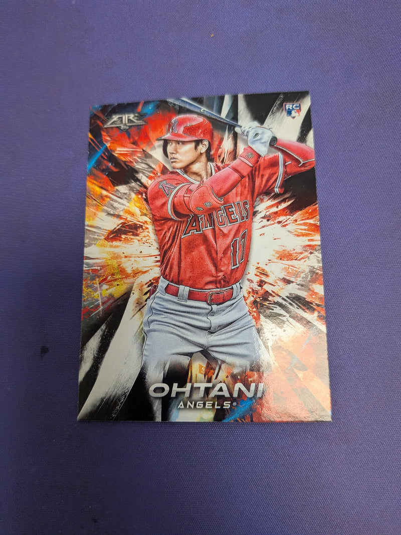 Shohei Ohtani 2018 Topps Fire RC
