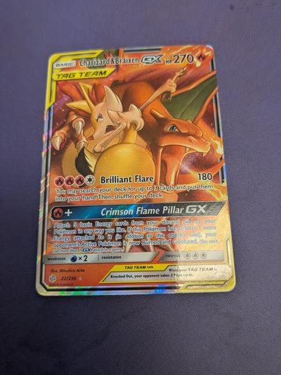 Charizard & Braixen GX 22/236 - Cosmic Eclipse (CEC) NM