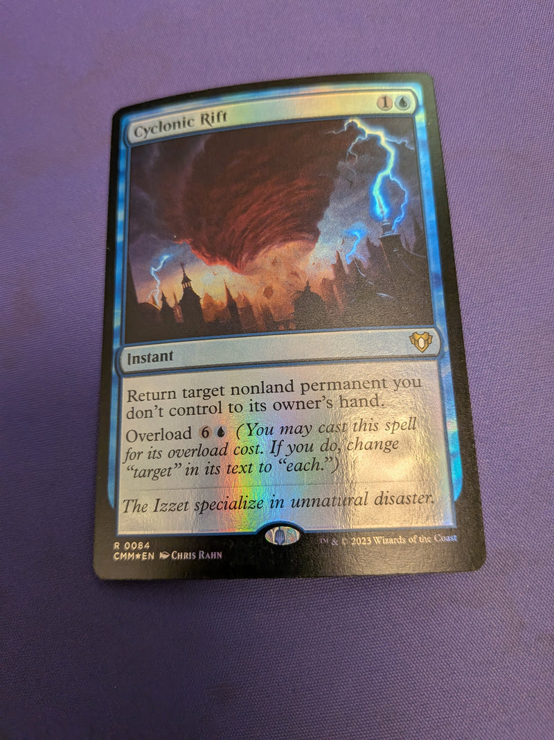 Cyclonic Rift 84 Commander Masters (CMM) [Foil] NM