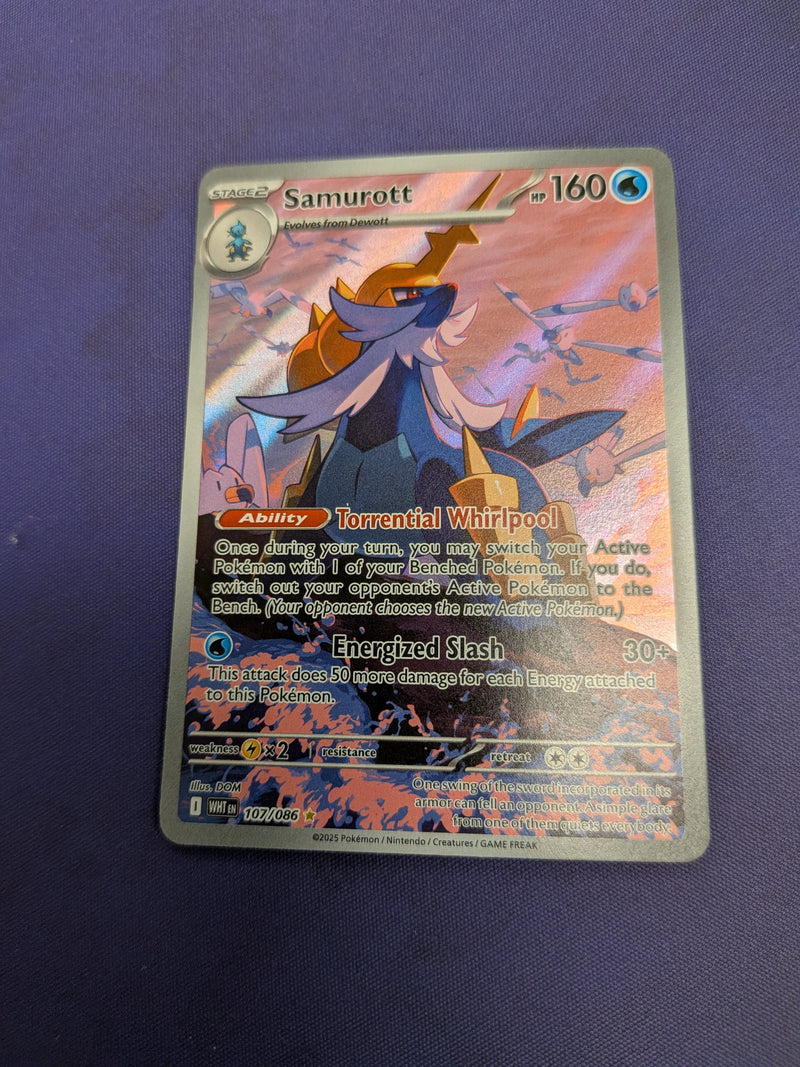 Samurott 107/86 - White Flare (WHT) NM