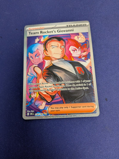 Team Rocket's Giovanni 238/182 - Destined Rivals (DRI) NM