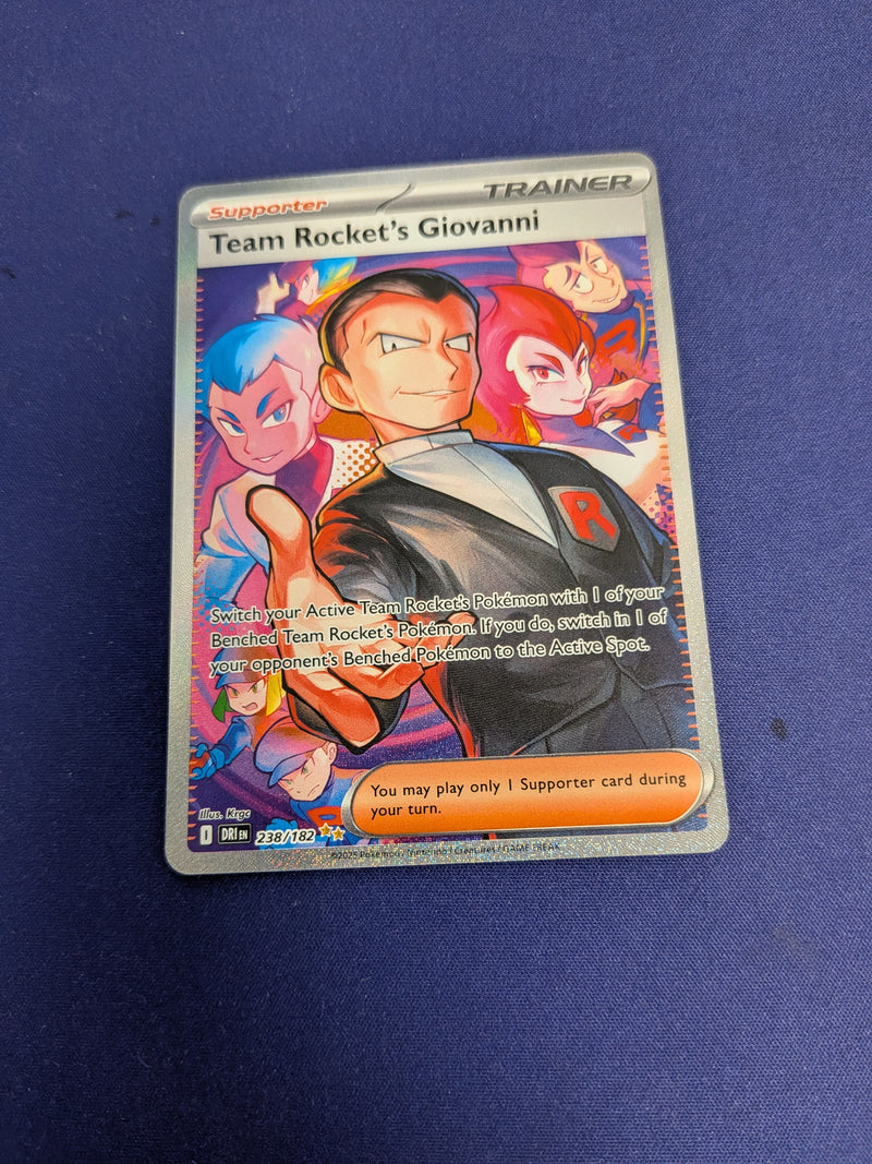 Team Rocket's Giovanni 238/182 - Destined Rivals (DRI) NM
