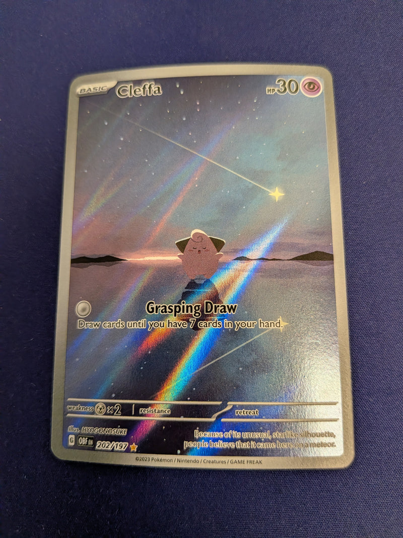 Cleffa 202/197 - Obsidian Flames (OBF) NM