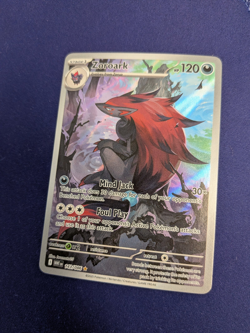 Zoroark 143/86 - White Flare (WHT) NM