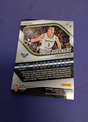 Paige Bueckers Ice RC 2025 WNBA Prizm