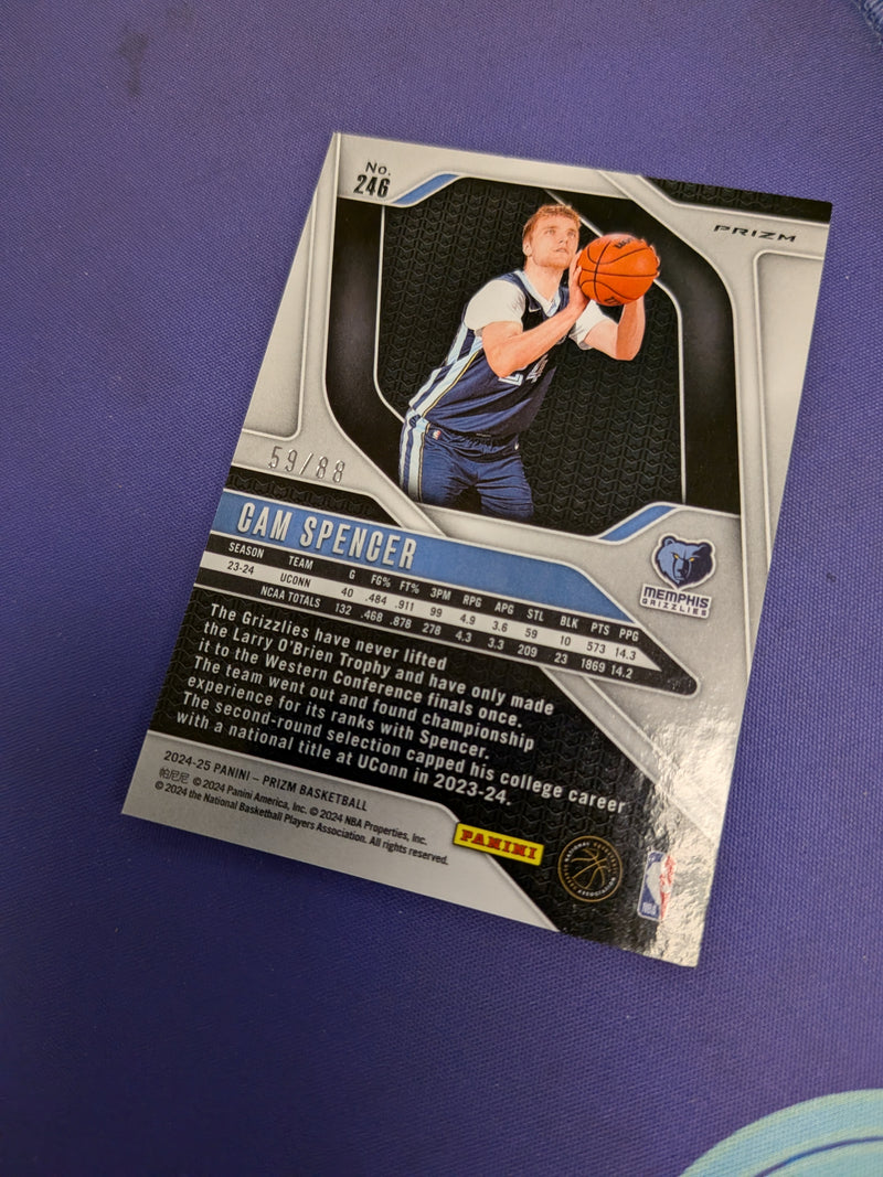 Cam Spencer Red Choice /88 RC 2024-25 Prizm