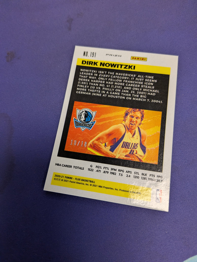 Dirk Nowitzki FOTL Purple /18 2020 Flux