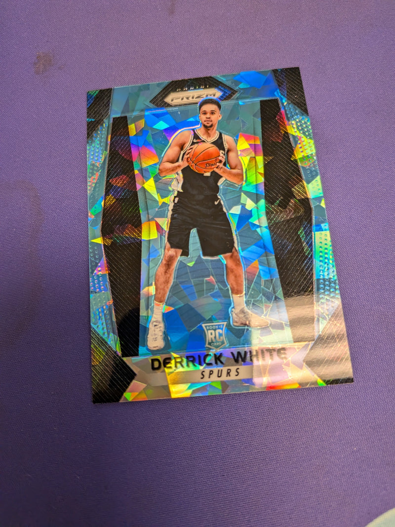 Derrick White Blue Ice /99 RC 2017 Prizm