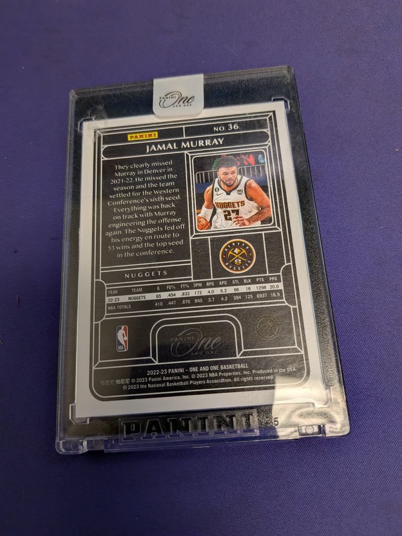 Jamal Murray /25 Purple 2022-23 Panini One and One