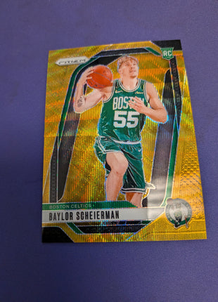 Baylor Scheierman Gold Wave /10 RC 2024-25 Prizm