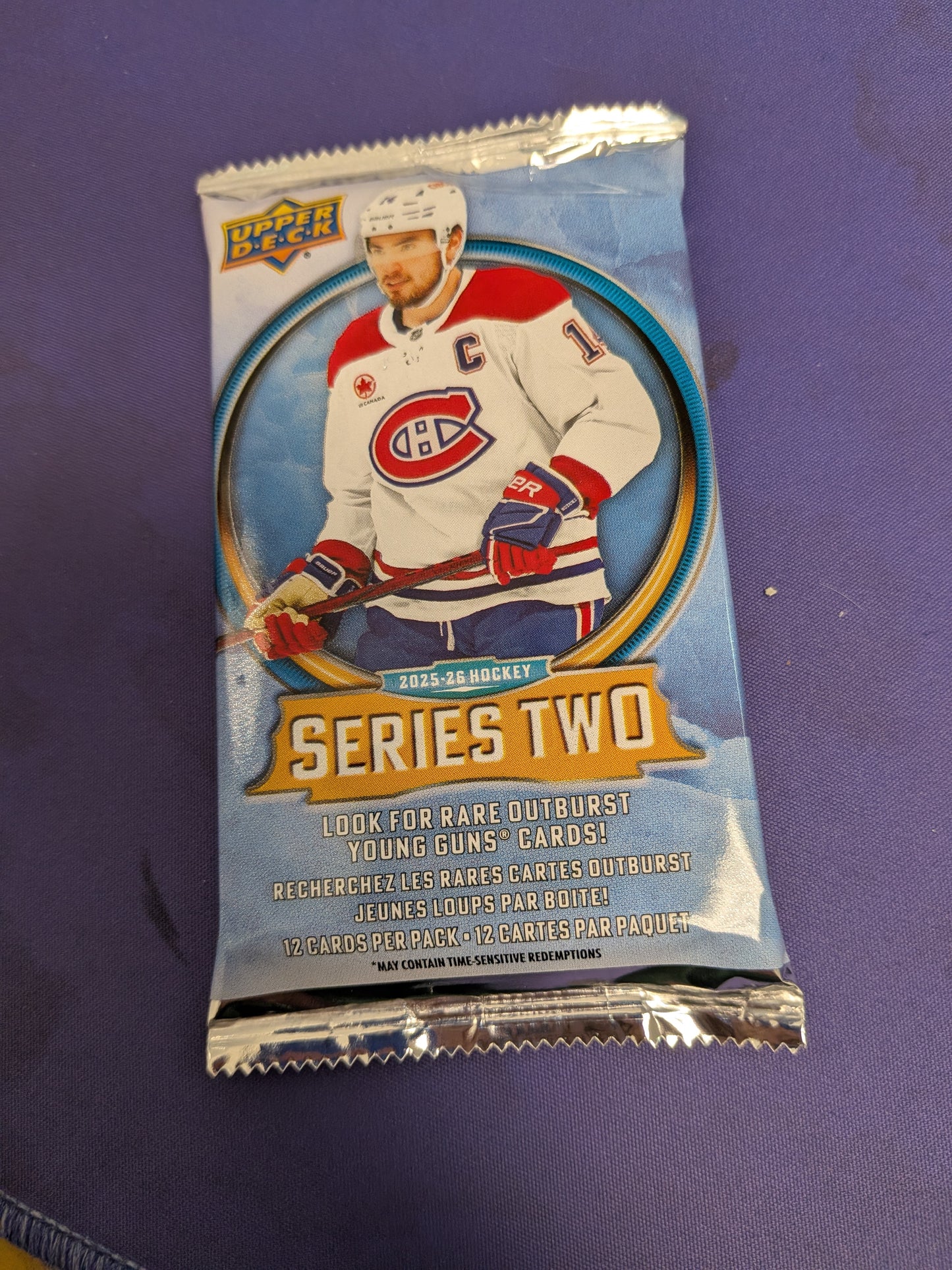 2025-26 Upper Deck Series 2 Gravity Feed Pack