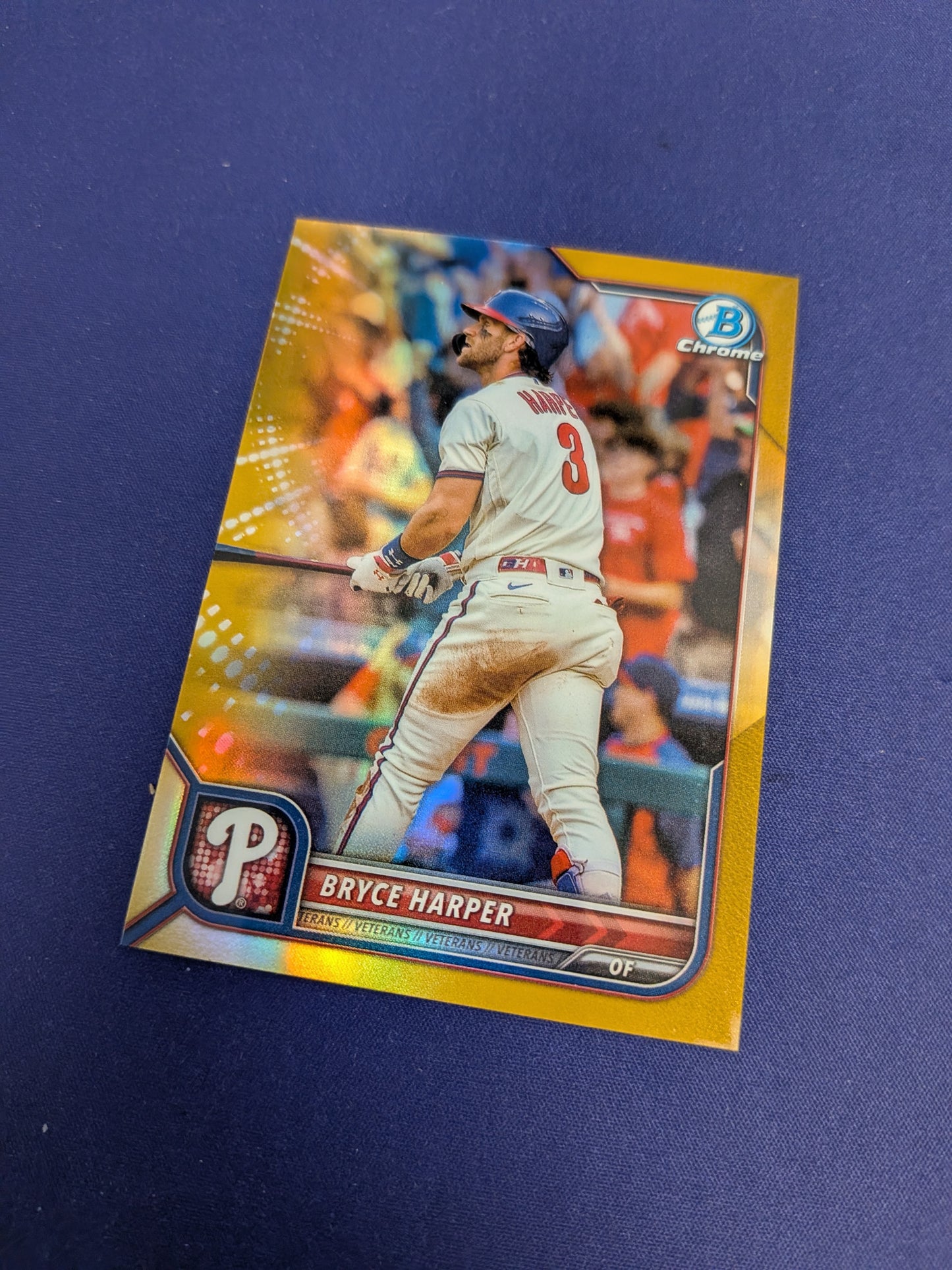 Bryce Harper 2022 Bowman Gold Refractor /50