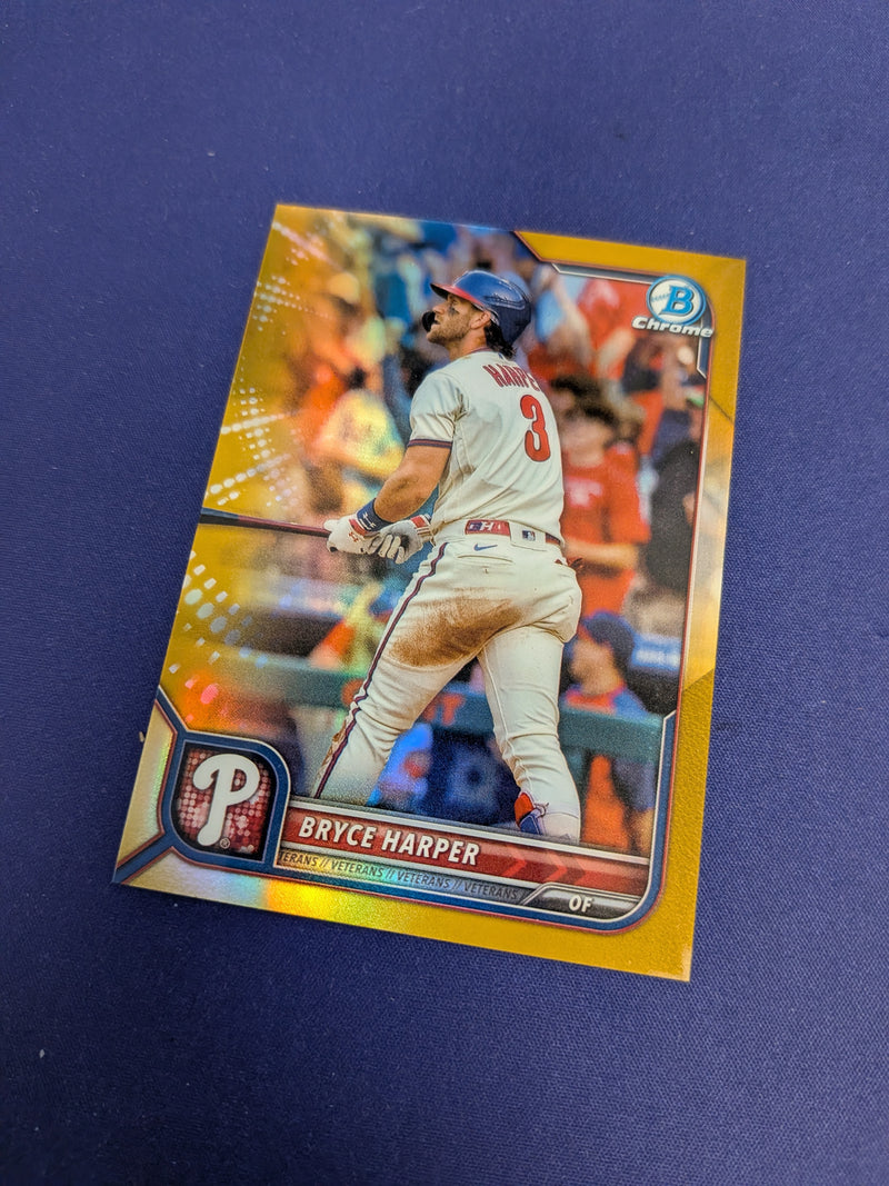 Bryce Harper 2022 Bowman Gold Refractor /50