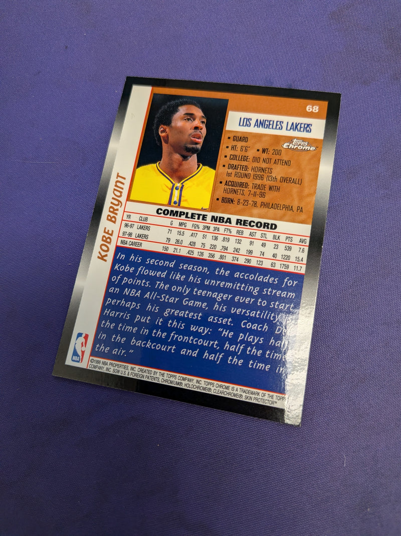 Kobe Bryant 1999-2000 Topps Chrome #68 *EX*