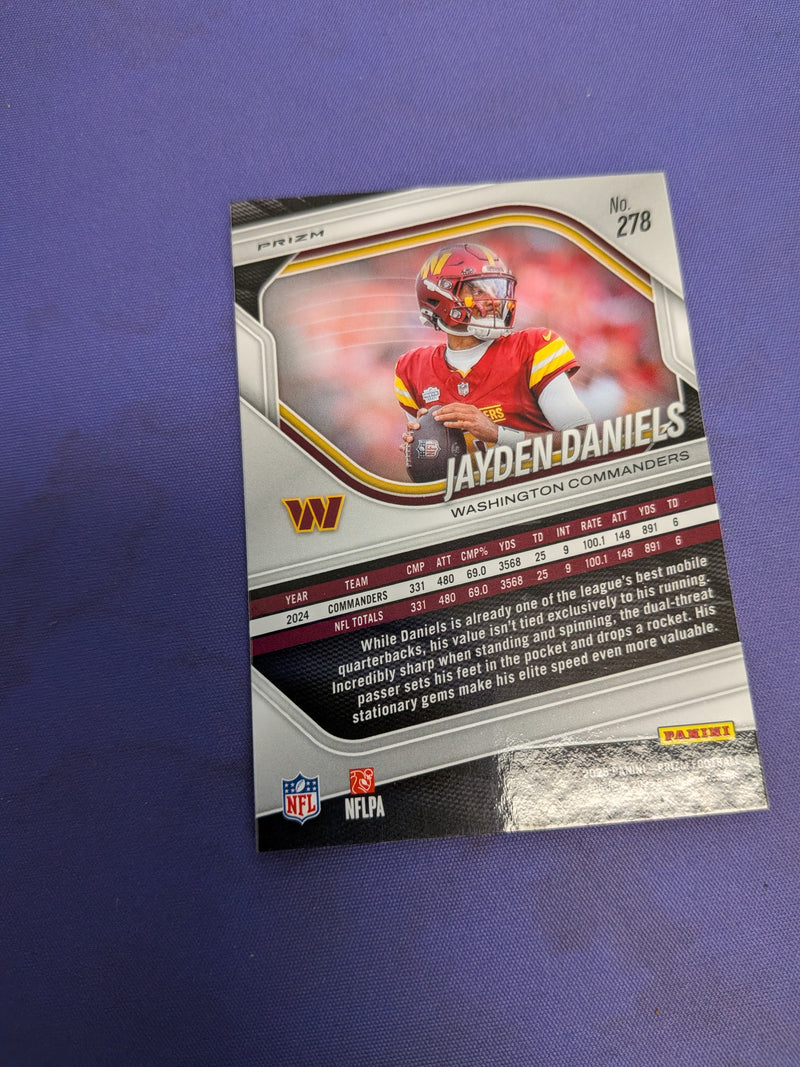 Jayden Daniels Red SSP 2025 Prizm