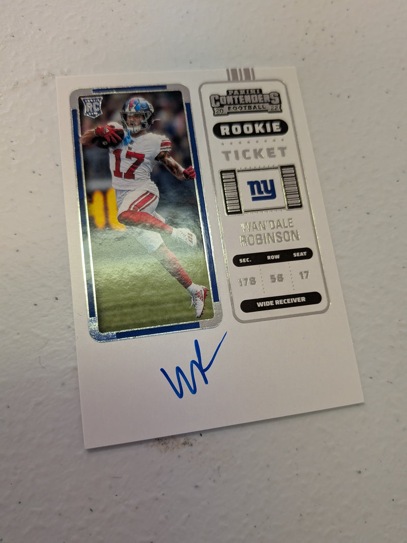 Wan'Dale Robinson 2022 Contenders AUTO RC