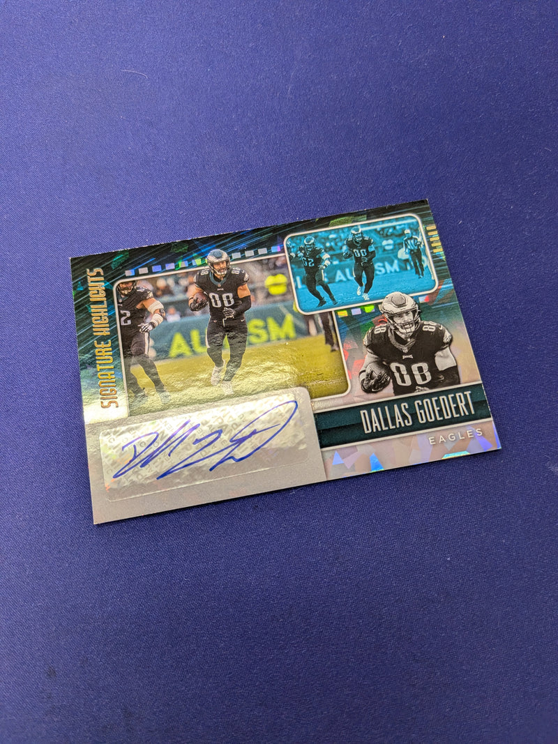 Dallas Goedert Signature Highlights 2022 Donruss