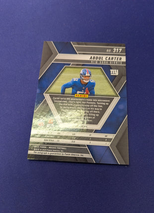 Abdul Carter 2025 Mosaic Blue Disco AUTO
