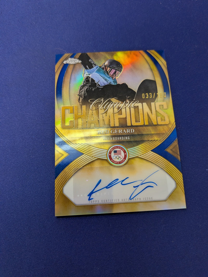 Red Gerard Gold AUTO 2026 Topps Chrome