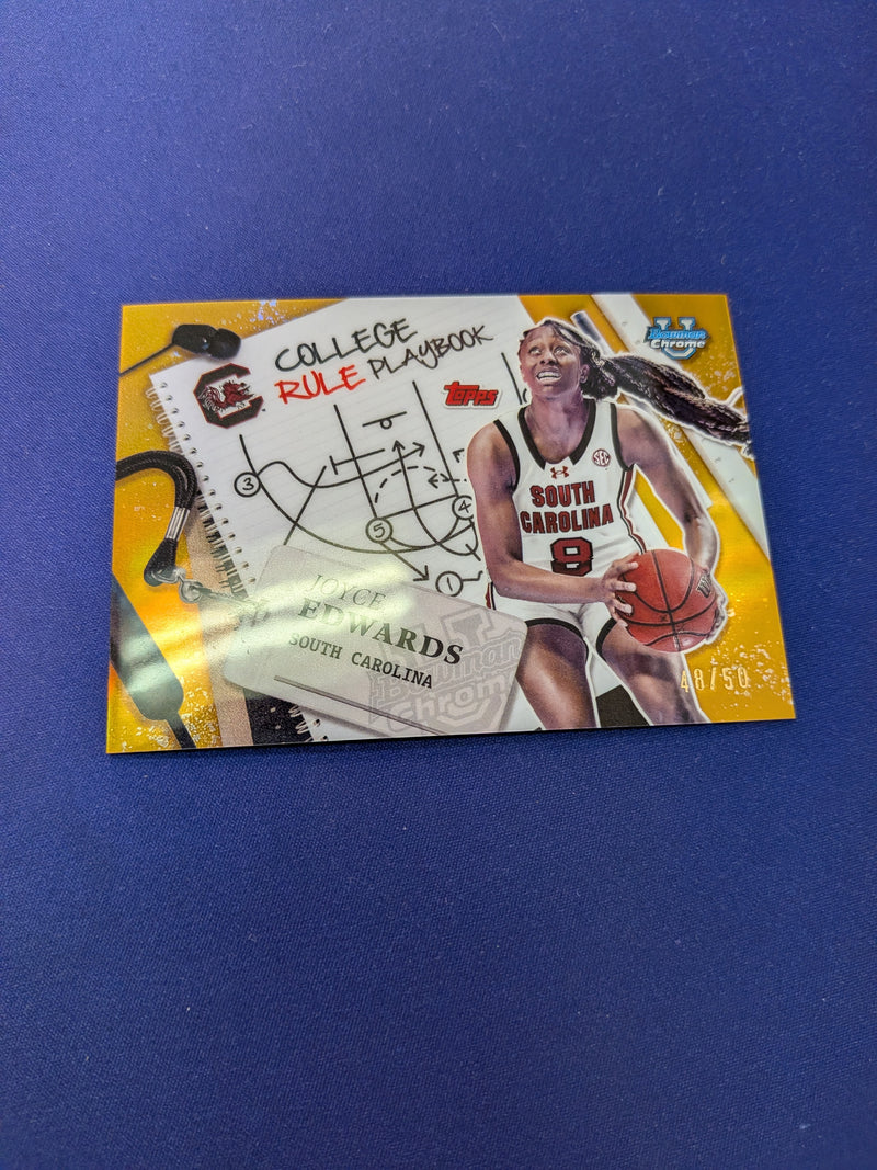 Joyce Edwards Gold /50 2025 Bowman U