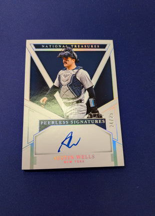 Austin Wells On-Card AUTO /25 2025 National Treasures