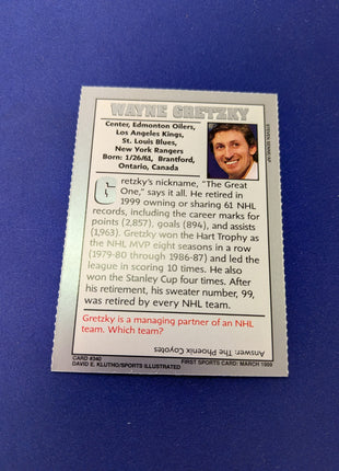 Wayne Gretzky SI For Kids Reprint