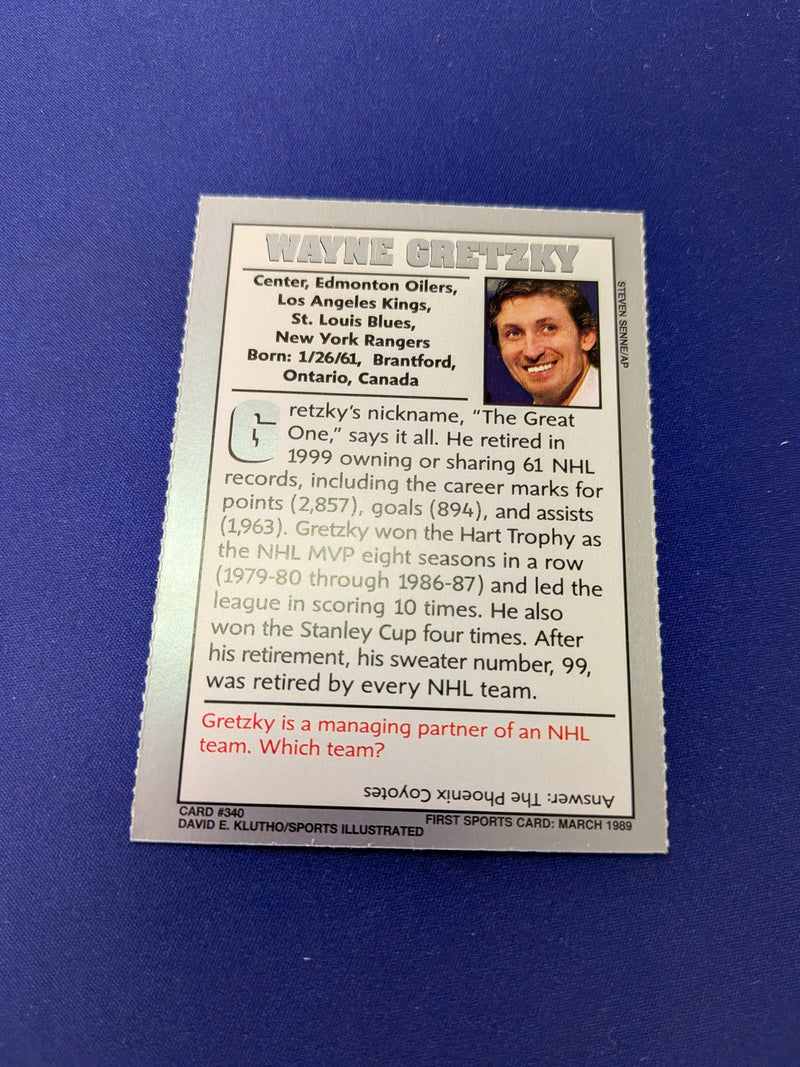 Wayne Gretzky SI For Kids Reprint