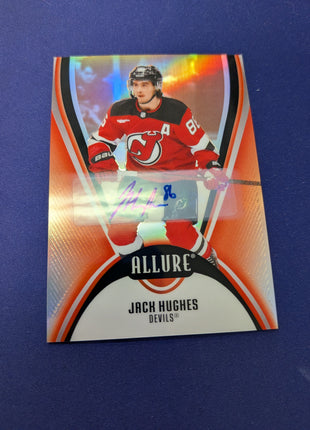 Jack Hughes Red Rainbow AUTO 2025-26 UD Allure