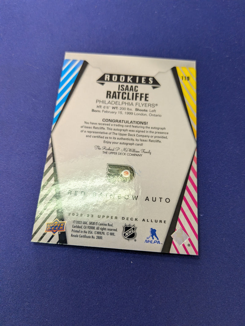 Isaac Ratcliffe Red Rainbow AUTO RC 2022-23 Allure
