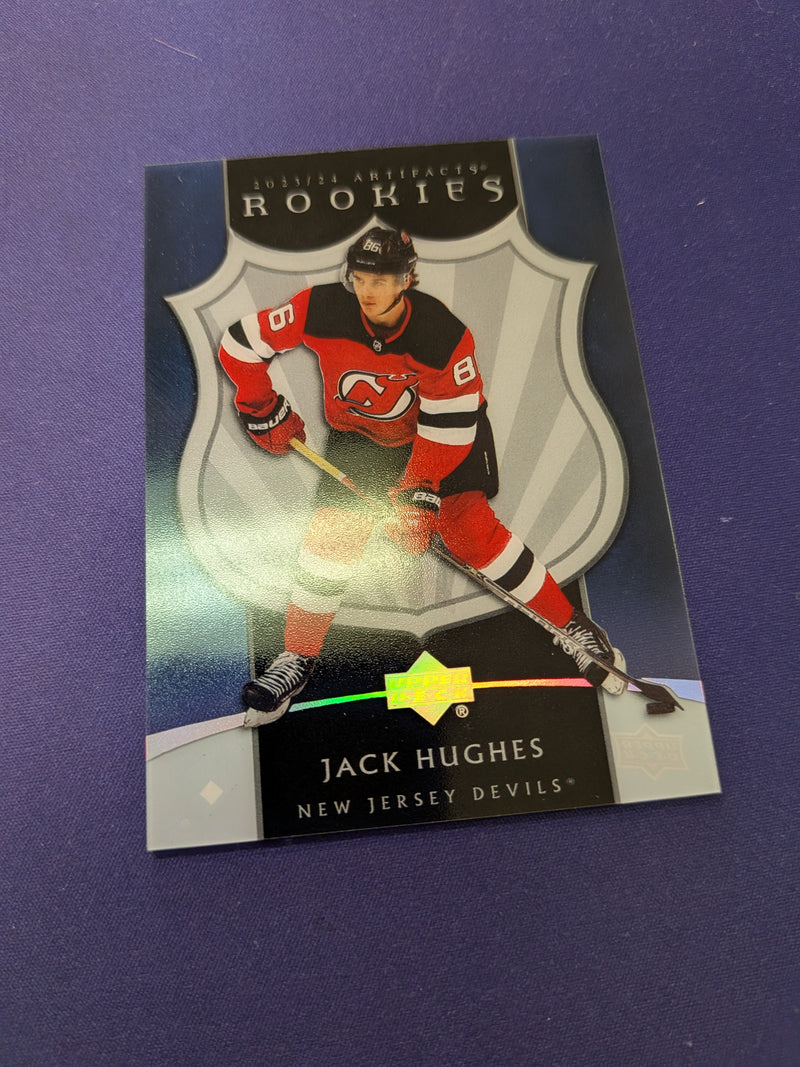 Jack Hughes 2023-24 Artifacts Clear Cut