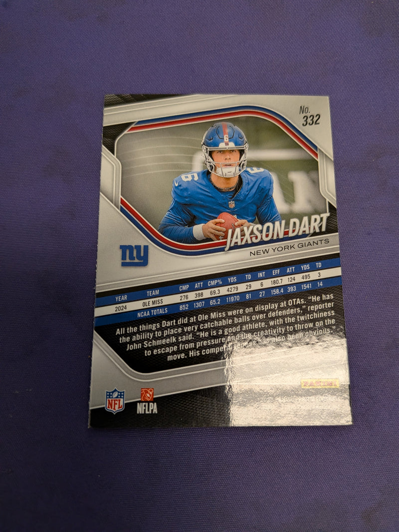 Jaxson Dart Base Prizm RC 2025 Prizm