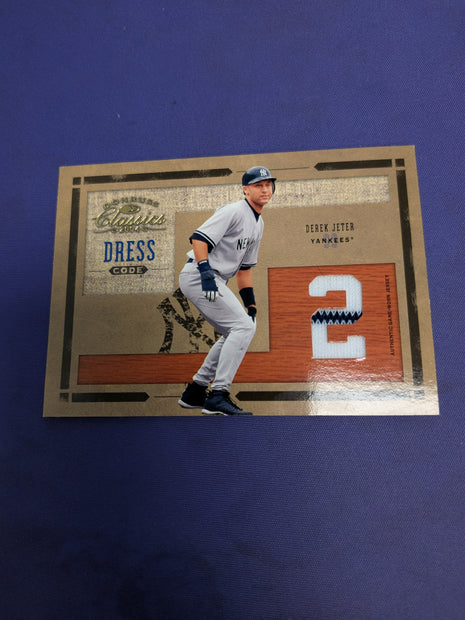 Derek Jeter Dress Code Patch /100 2004 Donruss Classics