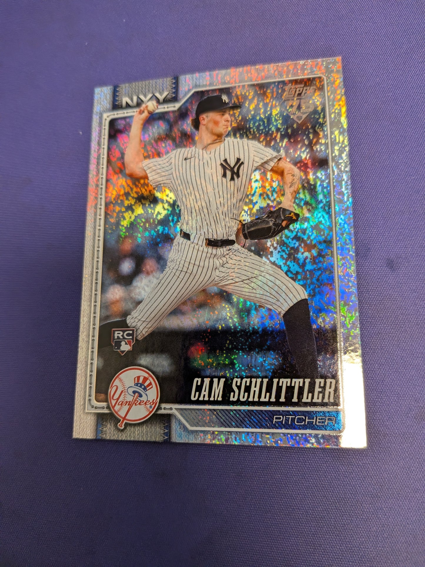 Cam Schlittler Confetti Foil RC 2026 Topps