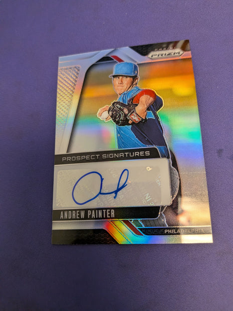 2025 Panini Prizm Andrew Painter Prospect Signatures #PS-AP Auto Phillies