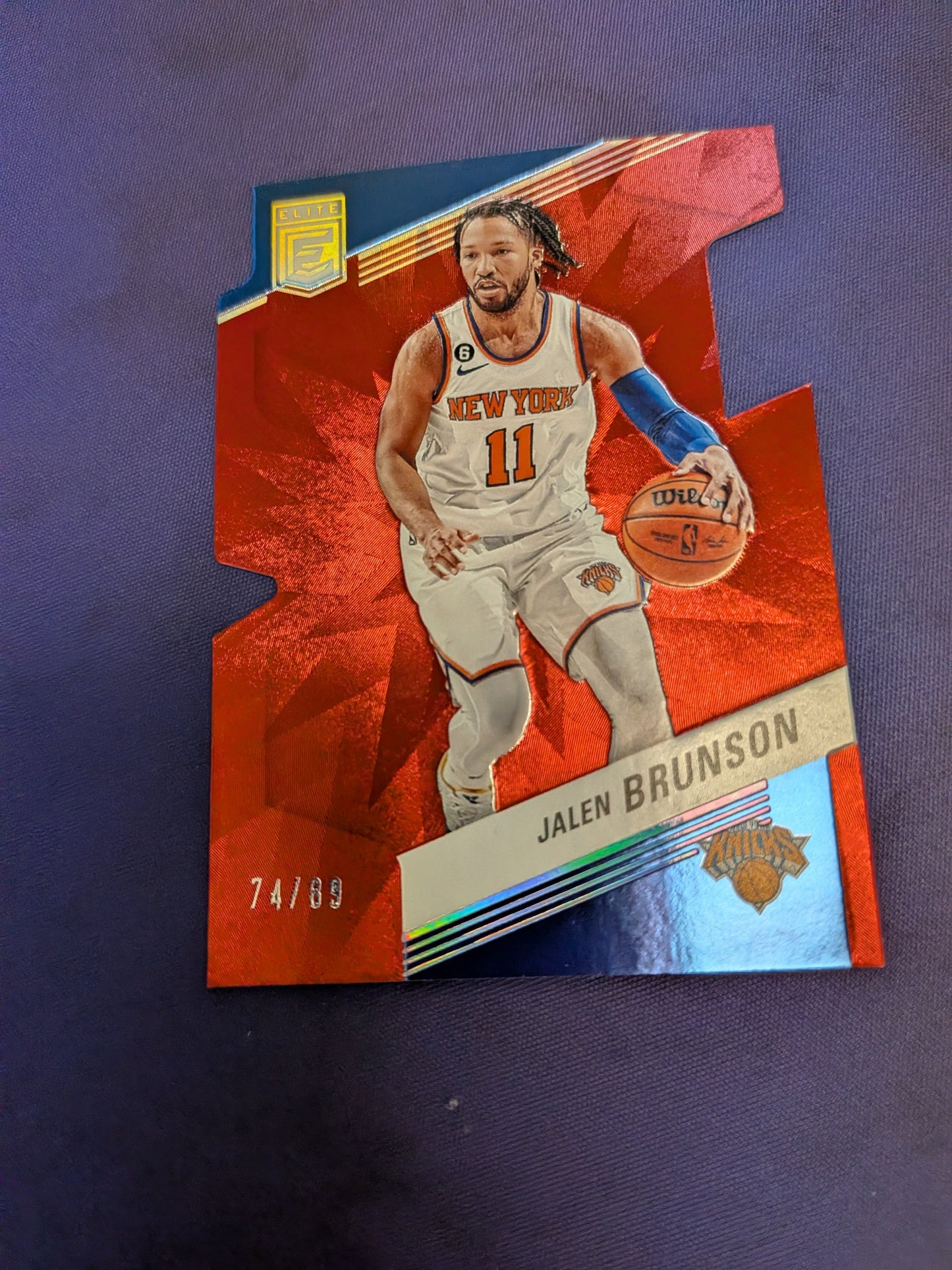 Jalen Brunson Aspirations /89 2022-23 Donruss Elite