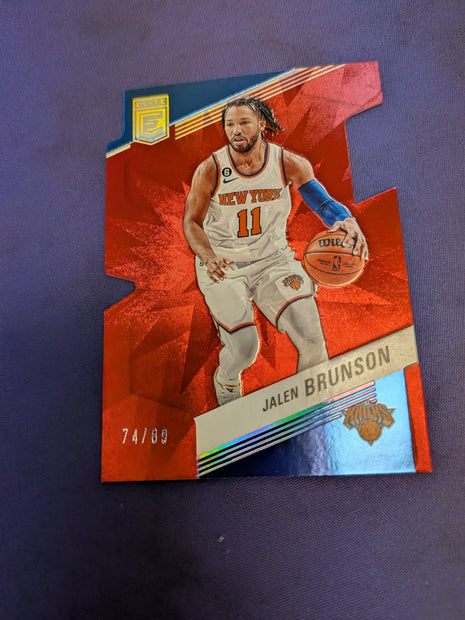 Jalen Brunson Aspirations /89 2022-23 Donruss Elite