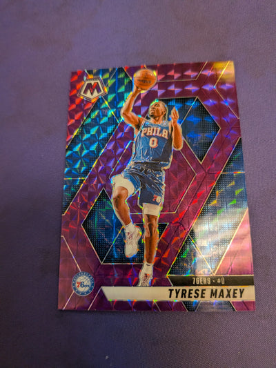 Tyrese Maxey Purple Mosaic /99 2024-25 Mosaic