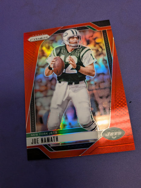 Joe Namath Retail Red SSP 2024 Prizm
