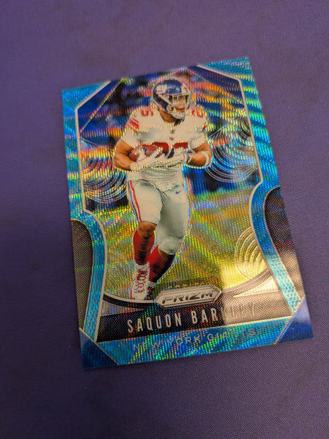 Saquon Barkley /199 Blue Wave 2019 Prizm