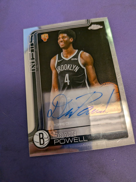 Drake Powell AUTO RC 2025-26 Topps Chrome