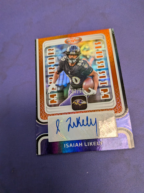 Isaiah Likely AUTO /50 2024 Certified