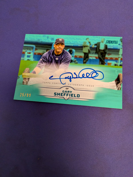 Gary Sheffield /99 AUTO 2025 Topps Stadium Club