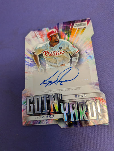 Ryan Howard Goin Yard AUTO 2025 Topps Stadium Club