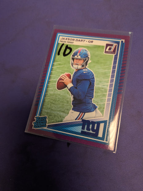 Jaxson Dart [Press Proof Purple] #400 - 2025 Panini Donruss Football NM