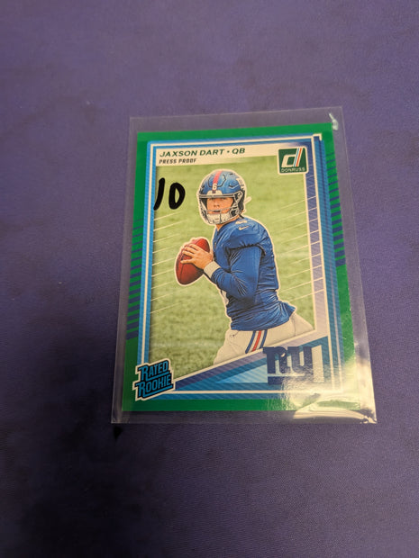 Jaxson Dart [Press Proof Green] #400 - 2025 Panini Donruss Football NM
